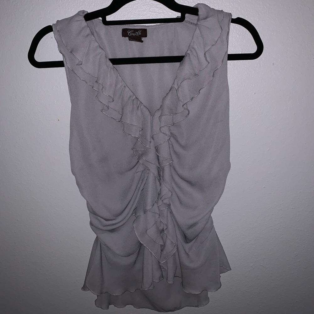 Camille La Vie Ruffle Blouse